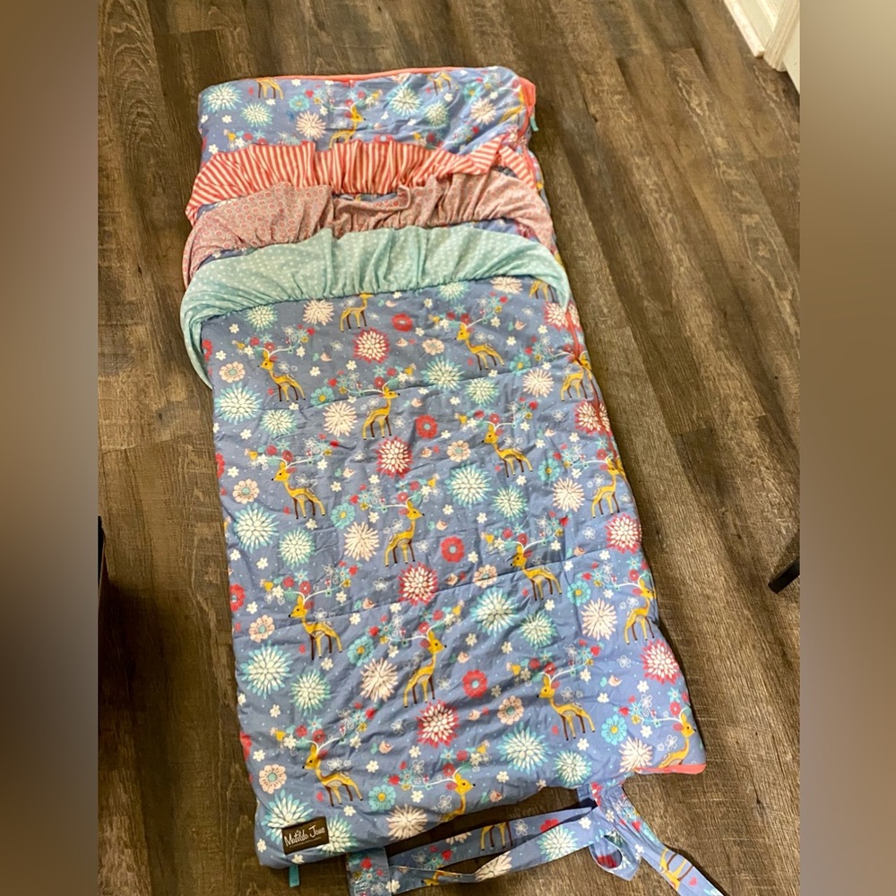 Matilda Jane Winter Fawn Yearling Ruffle Sleeping Bag.